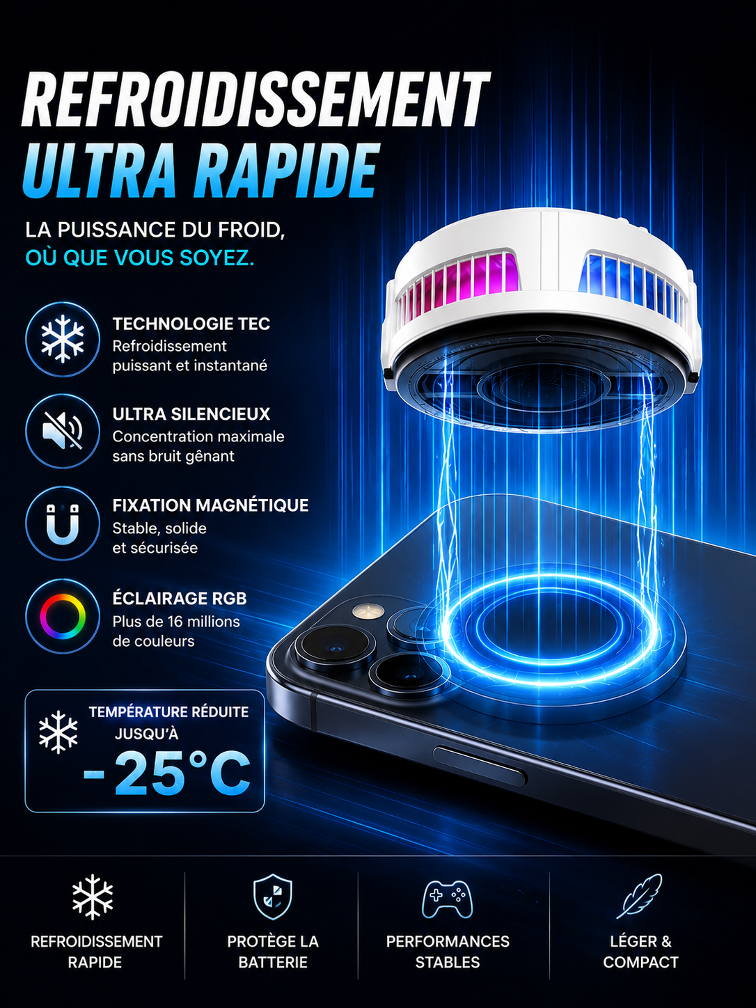 Refroidisseur Téléphone